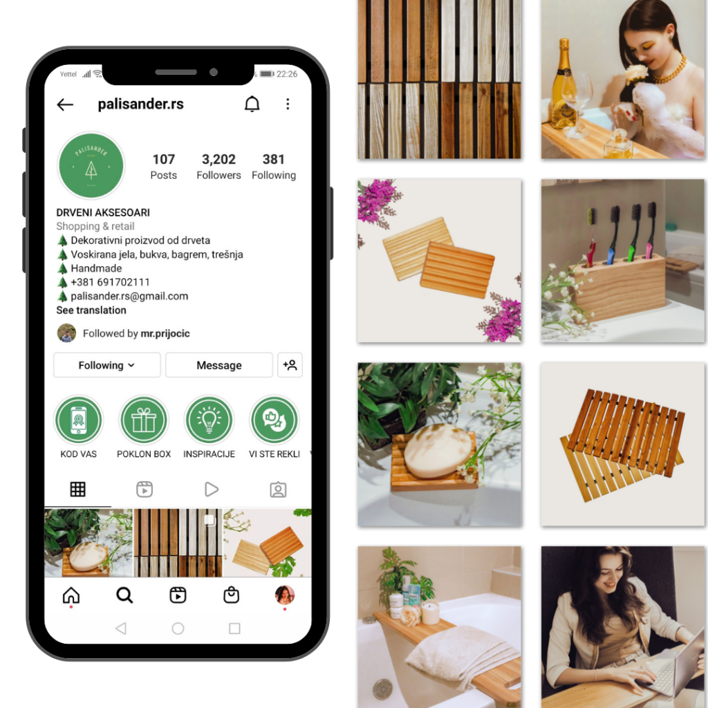 Natural Digital Product Showcase Portfolio Phone Mockup Instagram Post (4)